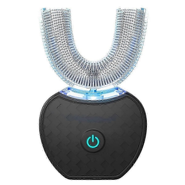 Ultrasonic Electric Toothbrush, Smart Automatic Toothbrush U-Shape Full Mouth 360 Clean Teeth Whitening & Gum Care