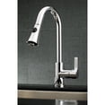 thumbnail image 2 of Kingston Brass LS8721CTL Continental Single-Handle Pull-Down Kitchen Faucet in Polished Chrome, 2 of 9