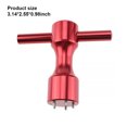 thumbnail image 4 of yingyy Vis de Putter de Golf Clé Collection de Clubs de Golf Putters Clé Kit de 5 Trous de Pinces Outil de Poids Remplaçable Accessoires Rouge 1Ensemble, 4 of 6