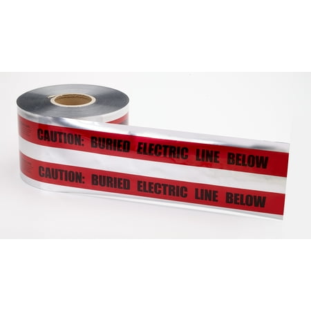 Mutual Industries 17774 6-inch X 1000-foot Detect Electric Line