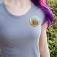 thumbnail image 2 of African Elephant Pinback Button Pin, 2 of 4