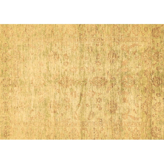 Ahgly Company Indoor Rectangle Oriental Brown Traditional Area Rugs, 5' x 7'
