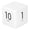 White, variant on BIMZUC Gravity Sensor Cubic Digital Timer Time Management for Kitchen Office Study 15-20-30-60 Minutes Black (2.6 inches / 6.5 cm)
