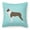 Blue, variant on Carolines Treasures BB3744PW1818 Boston Terrier Checkerboard Blue Fabric Decorative Pillow
