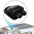 thumbnail image 4 of Almencla Solar Double Cable Entry Gland Box Panel Fit For Motorhome RV Black Double Hole, 4 of 8
