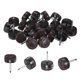 thumbnail image 1 of Uxcell 24-Pack Deslizadores de Muebles, Protectores de Pata de Silla de 0.7" para Pisos de Madera/Mesa/Silla/Pisos de Madera [Marrón], 1 of 1