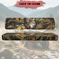 thumbnail image 3 of FKELYI Hunting Leaf Wolf Print UTV Seat Cover Powersports Seats Covers Dustproof Mule Bench Seat Cover Compatible with Mule SX Breathable Interior Decor, 3 of 7