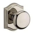 thumbnail image 1 of Baldwin HDROUTAR141 Bouton Factice Rond avec Rose Arche Traditionnelle, Nickel Poli, 1 of 1
