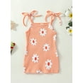 thumbnail image 2 of Bagilaanoe Toddler Baby Girl Summer Dress Floral Print Sleeveless Dresses 6M 12M 2T 3T 4T 5T Kids Casual Beach Dress, 2 of 8