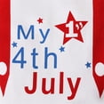 thumbnail image 5 of Tiijoy Independence Day Outfits for Boys Short Sleeve Romper Shorts Hat 3Pc Set, Sizes 0-18 Months, 5 of 8