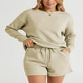 thumbnail image 3 of Matching Sweatshirt and Shorts Set for Women‘s Pajamas, 3 of 9