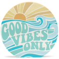 thumbnail image 1 of Letrero decorativo Open Road Brands Good Vibes, 14 x 14 x 3 cm, 1 of 6
