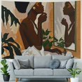 thumbnail image 4 of Nawypu Wall Hanging Tapestry for African Black Women Bathrooms Painting, 4 of 6