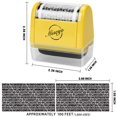 thumbnail image 2 of Sello enrollable Miseyo Wide Yellow con protección contra robo de identidad, 2 of 7