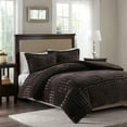 thumbnail image 2 of Home Essence Polar Fur Down Alternative Comforter Mini Set, Grey, King/Cal King, 2 of 2