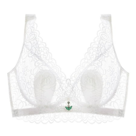 FhsagQ Bra Bras for Women Ladies Lightweight Full Cup Plus Size Lingerie Push up Bra Lace Bra Underwear Bras for Women Crotchless Panties Women Bras Open Underwear White 38D