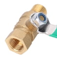 thumbnail image 4 of Durable Drain Shut Off Valve, Fitting Ball Valve, For Cold/Hot Water Piping Systems Indoor Gas Piping Systems, 4 of 8