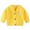 Yellow, variant on Chbgutlmr Toddler Baby Clothes Knit Cardigans Kids Boys Girls Button up Long Sleeve Coats Fall Cotton Tops