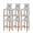 Light Gray, variant on Vintage Bees Crowns Bar Stool Covers Set of 2, Rustic Leaves Rings Brown Gradient Stretch Washable Bar Chair Covers with Backs, Removable Pub Counter Height Chair Cover for Kitchen Dining Room Cafe