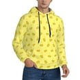 thumbnail image 2 of Salouo Cheese 1 Pattern Men's Fall Hoodie Sweatshirt,Sport Hoodie with Pockets for Men Pullover Casual Hooded Sweatshirt-X-Large, 2 of 7