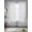Grey White, variant on Aqua Spring Floral Sheer Curtains 54 Inch Length 2 Panels Set, Summer Botanical Watercolor Voile Window Treatment Rod Pocket Short Kitchen Curtains Drapes for Bedroom 52"x54"x2