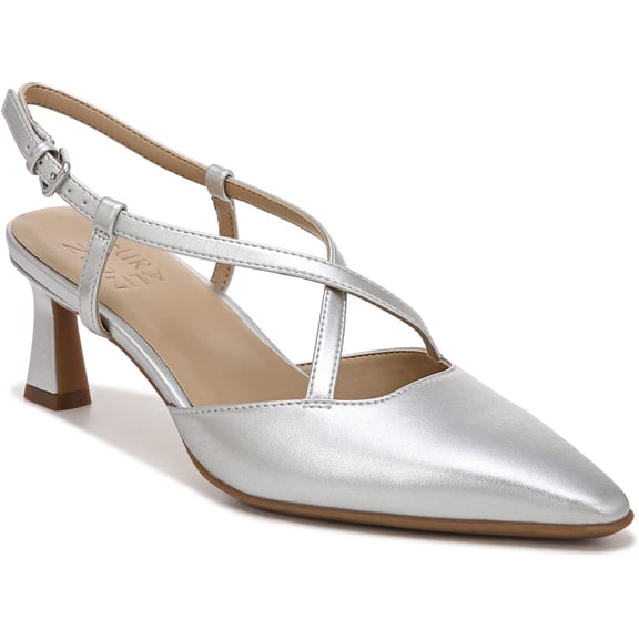 Naturalizer Women's, Tahira Pump Silver 8.5M