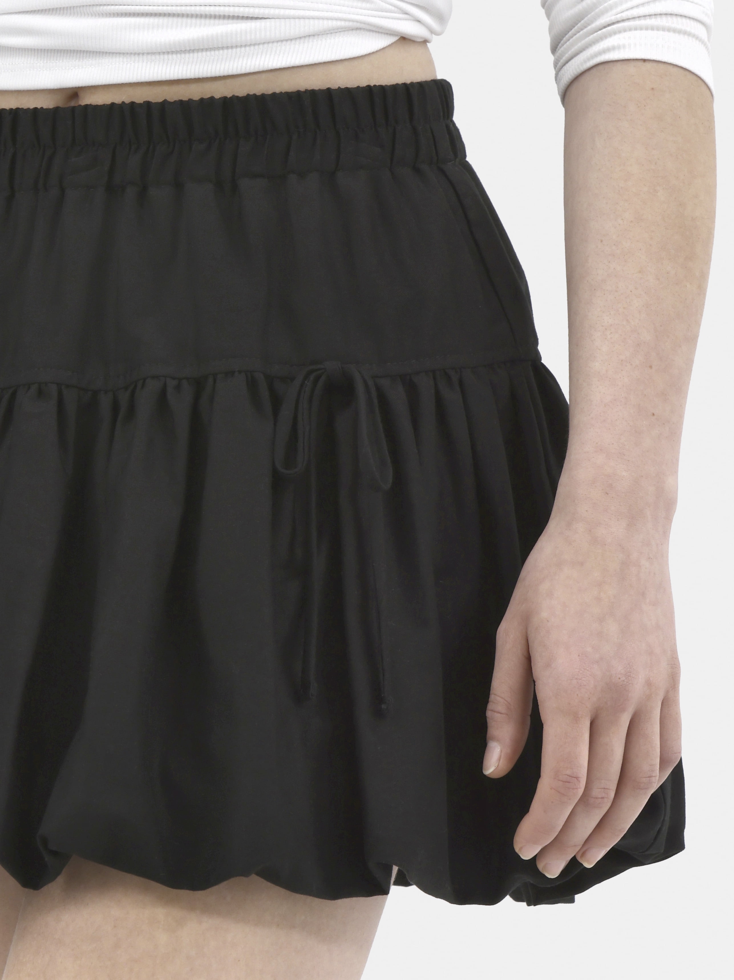 No Boundaries Bubble Mini Skirt with Bows, Women's