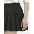 thumbnail image 4 of No Boundaries Bubble Mini Skirt with Bows, Women's, 4 of 5