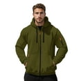 thumbnail image 7 of QHFBli Casual Men's Hoodie Mens Slim Fit Hooded Sweatshirt Casual Pullover for Fall Winter Daily Wear Comfortable Non Stretch Pure Color Hoodie GN1 M, 7 of 7