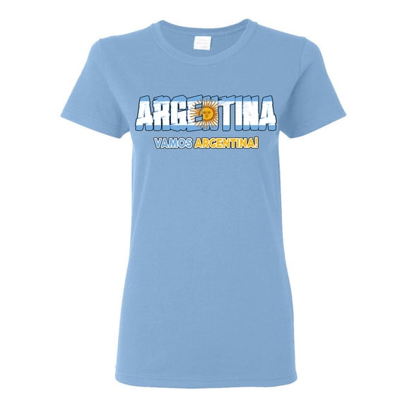 Wild Bobby Argentina Flag Pride Graphic Sun of May Vamos Argentina | Unisex Novelty Graphic T-Shirt | Soccer Football Fan Gift for Men Women Graphic Tee