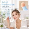 thumbnail image 4 of 2-in-1 Concealer & Foundation Pen, Dual-Effect Long Lasting Brightening Makeup for Dark Circles Acne Marks Spots.(Skin Tone Beige), 4 of 6
