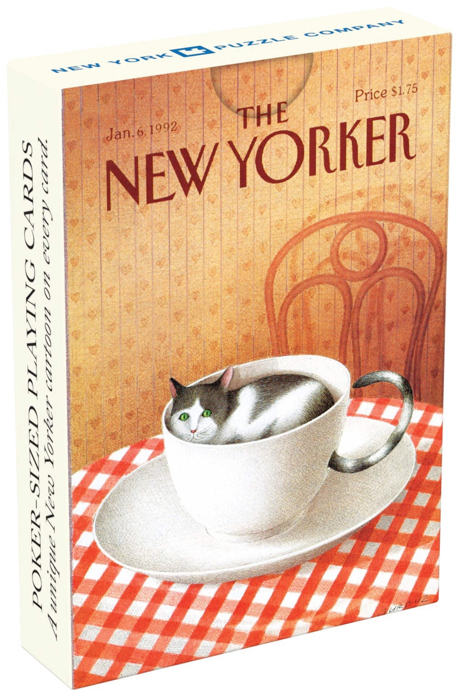 New York Puzzle Company Cat Cartoons Playing Cards Single Standard Deck