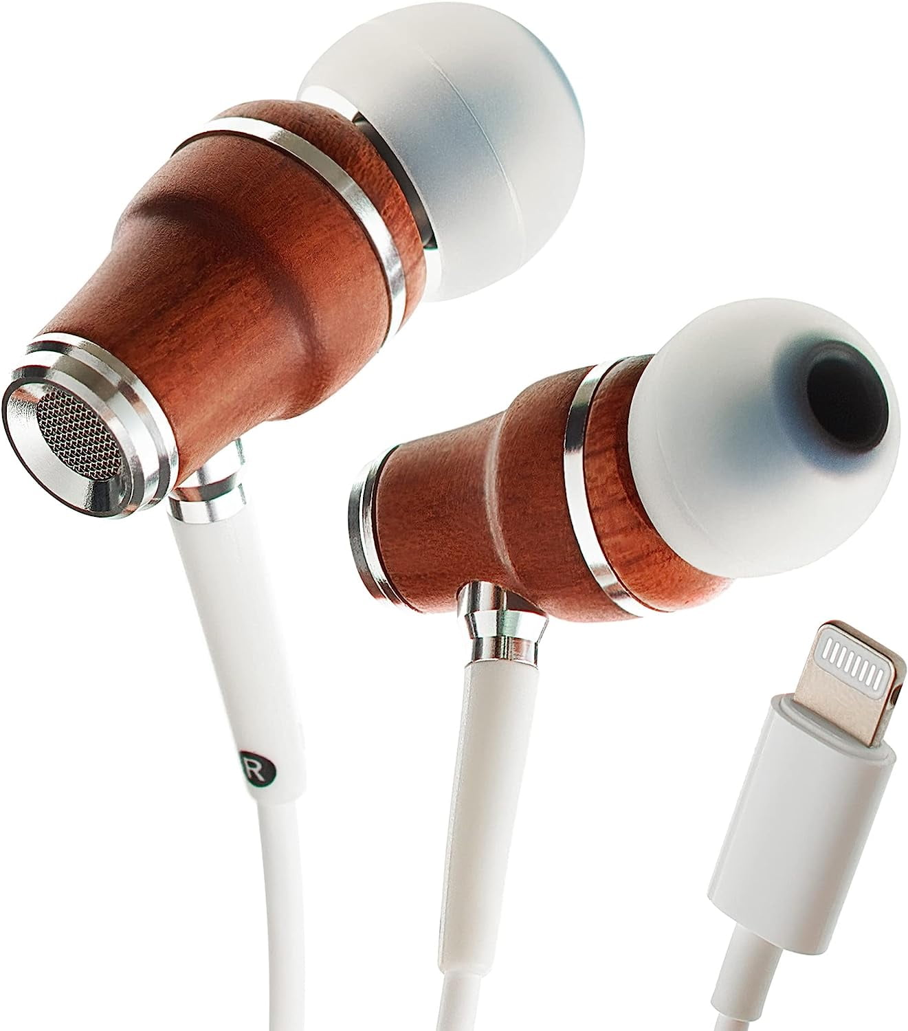 Symphonized Apple Earbuds, Wired Headphones for iPhone with Lightning