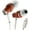 White, variant on Symphonized MFI Wired Headphones for iPhone, Wooden Lightning Headphones, Wired Earbuds for iPhone with Apple Certified Lightning and Built-in Mic