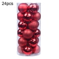 thumbnail image 2 of Bobasndm 24Pcs 1.2" Shatterproof Christmas Sphere for Christmas Tree Decorations, Christmas Spheres Ornaments Celebration Wedding Party Decorations Sphere Christmas Ornaments, 2 of 9