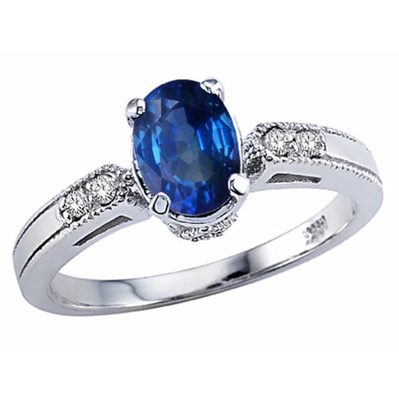 Tommaso Design� Genuine Sapphire Ring