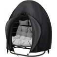 thumbnail image 2 of Egg Chair Cover,Patio Extra Large Double Egg Chair Cover for Outdoor Furniture, Heavy Duty Swing Hanging Egg Chair Cover Waterproof, Dust-Proof,91x80 Inches, 2 of 11