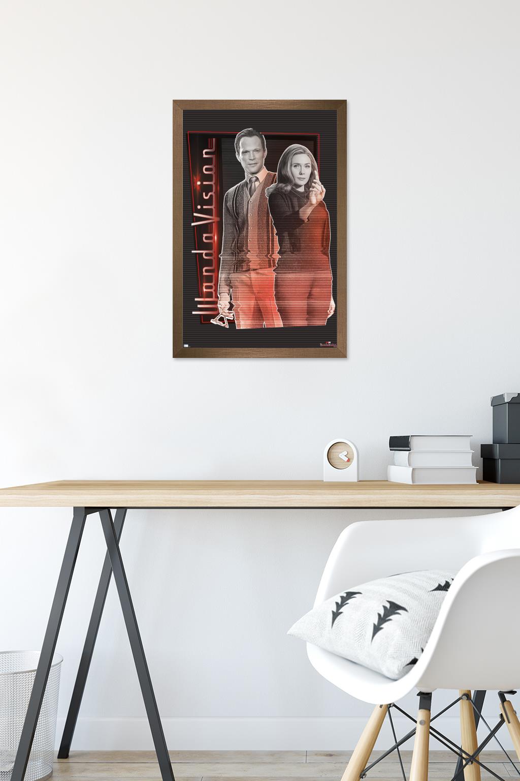 Marvel WandaVision - Together Wall Poster, 14.725" x 22.375", Framed