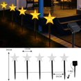 thumbnail image 2 of CXYYY Solar LED Christmas Tree Ground Stake Lights Snowflake Outdoor Yard Park Star Decorative Lights, 2 of 4