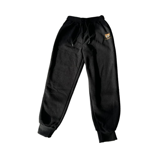 Pantalones de Chándal Yinane con Forro de Felpa para Mujer Harem Invierno M