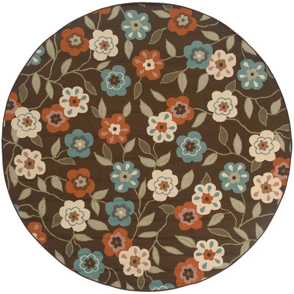 Avalon Home Malibu Floral Garden Indoor/Outdoor Area Rug