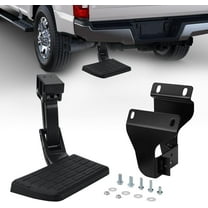 75312-01A Rear Bumper Step Compatible with Ford F150 (2015 2016 2017 2018 2019 2020) Retractable Truck Bed Step
