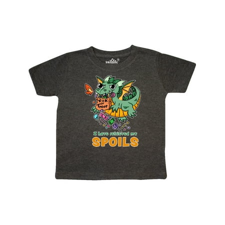 

Inktastic Cute Halloween Dragon I Have Retrieved My Spoils Gift Toddler Boy or Toddler Girl T-Shirt