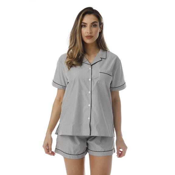 Cocoom Button Down Pajama Short Set 6714-PNK-L