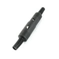 thumbnail image 2 of Par de adaptadores de conector de cable de audio y video de 6 pines DIN macho a hembra cubierto de plástico negro de 6 mm, 2 of 3