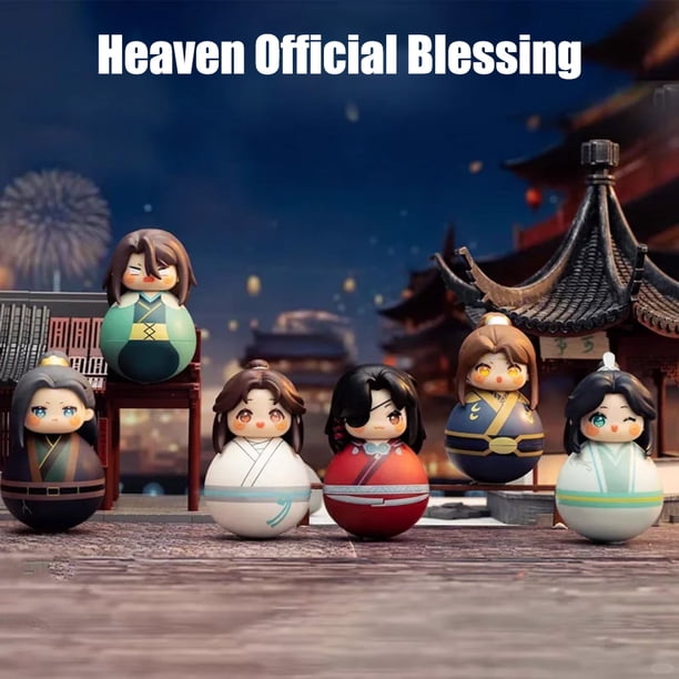 Heaven oficial Blessing Tumbler Blind Box Xie Lian Hua Cheng Mystery Box, figura de acción linda, estatuilla de Anime, muñeca de juguete, decoración, regalos1849