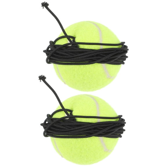 unbranded  2 Pcs Ball on Long Rope Dog Toy Training Tennis Balls with for Dogs