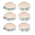 thumbnail image 3 of Mannequin Head Eyelids Eyelids With Eyelashes Eyelash Extension Eyelids Eyelash Grafting Eyelids False Eyelids With Eyelashes 3 Pairs Mannequin Head Eyelids With Eyelashes For, 3 of 8