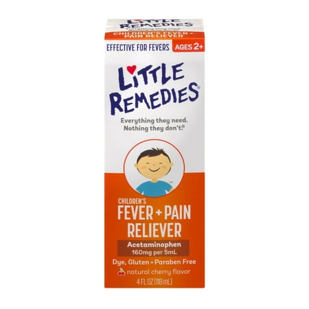 Little Remedies Fever enfants + Analgésique saveur de cerise