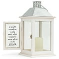 thumbnail image 3 of There Is No Better Place Classic White 6.5 x 6.5 x 12.25 LED Candle Lantern, 3 of 4